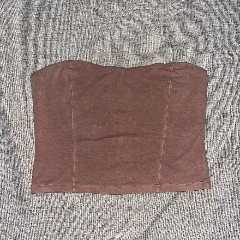 bp Strapless Tube Top - Dusty Rose Pink